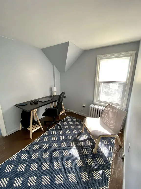 Upstairs office workspace at Sea Reach